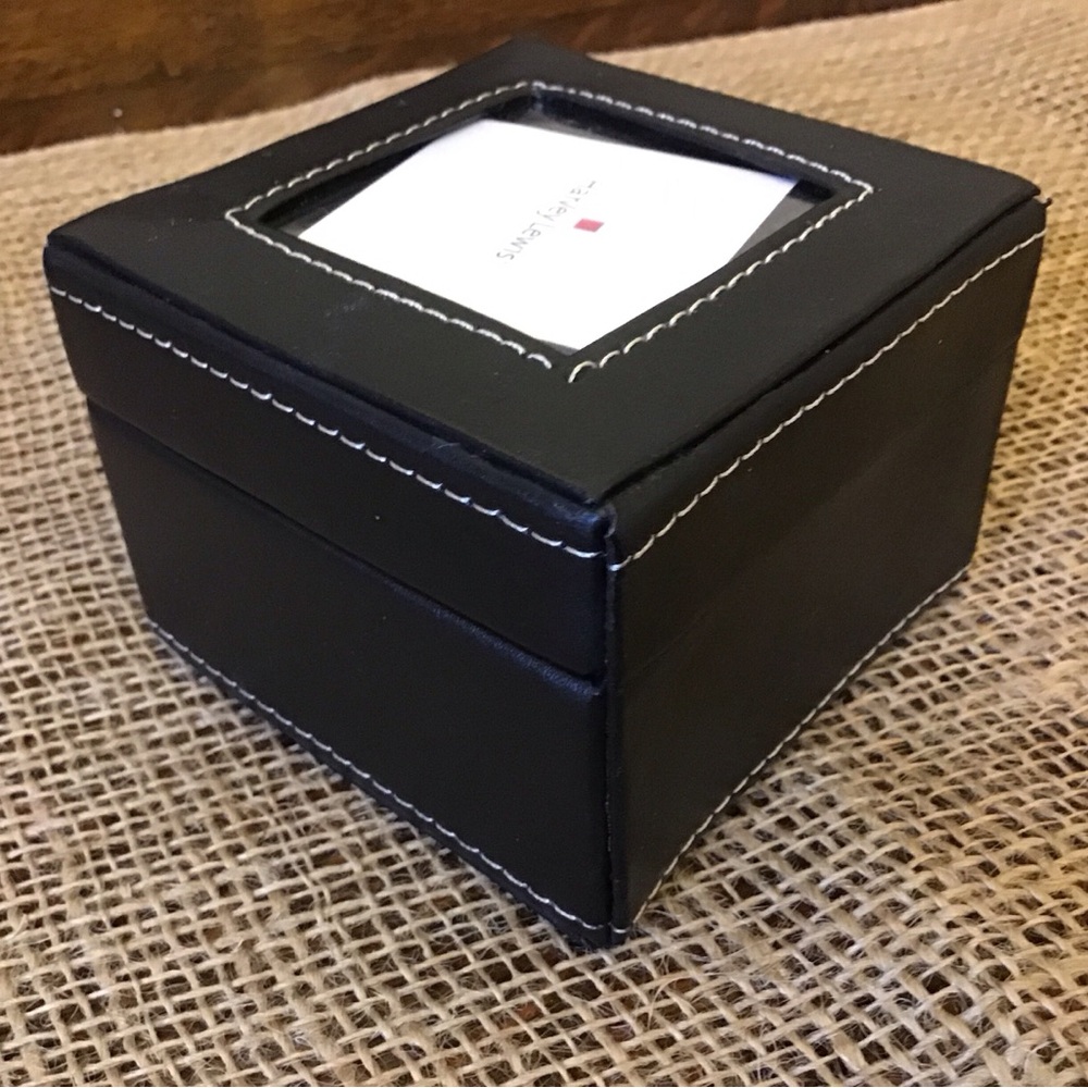 Two Leather Look Accessory Boxes - image 3